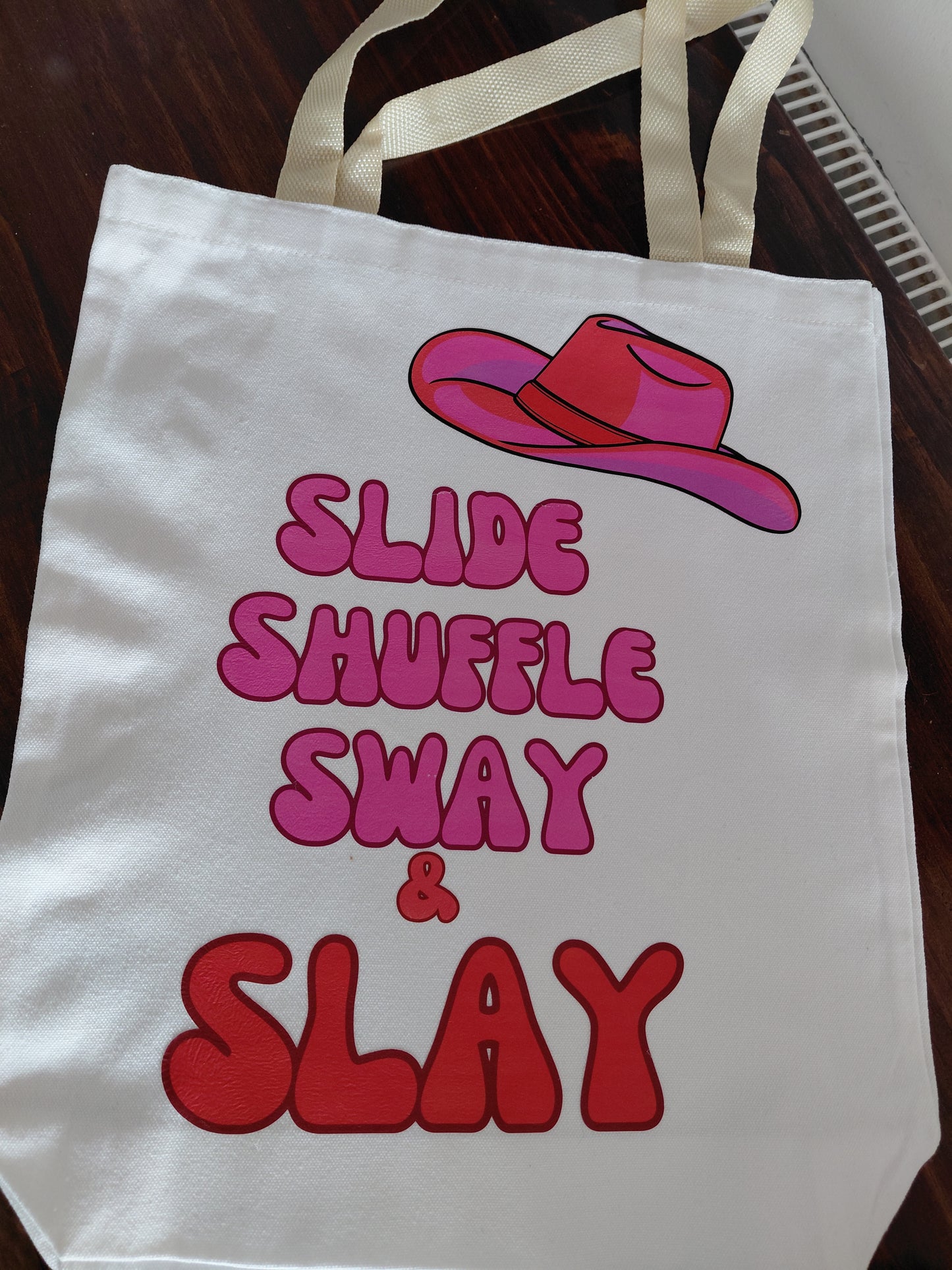 Tote bag for line dancers