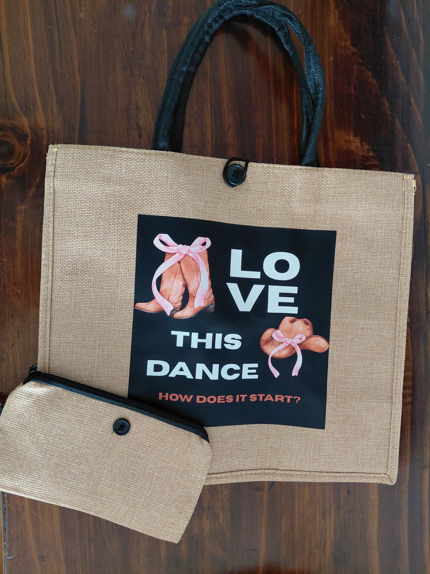 Tote bag for line dancers