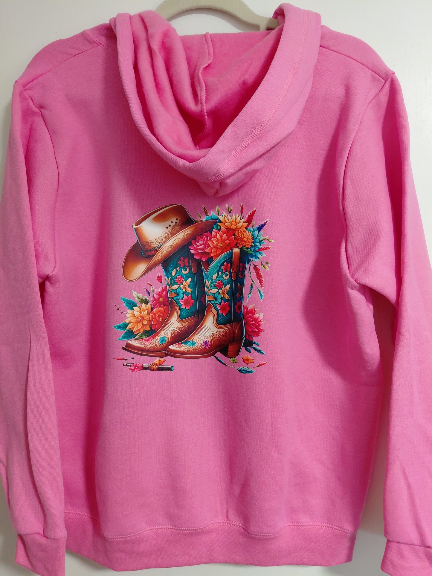Pink sweatshirt full zip XL