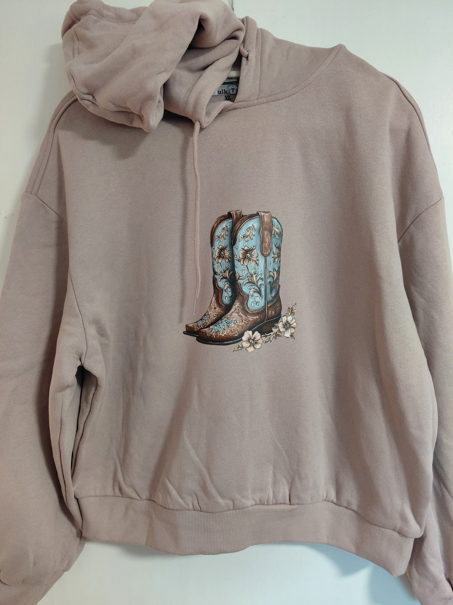 Beige waist length sweatshirt XL