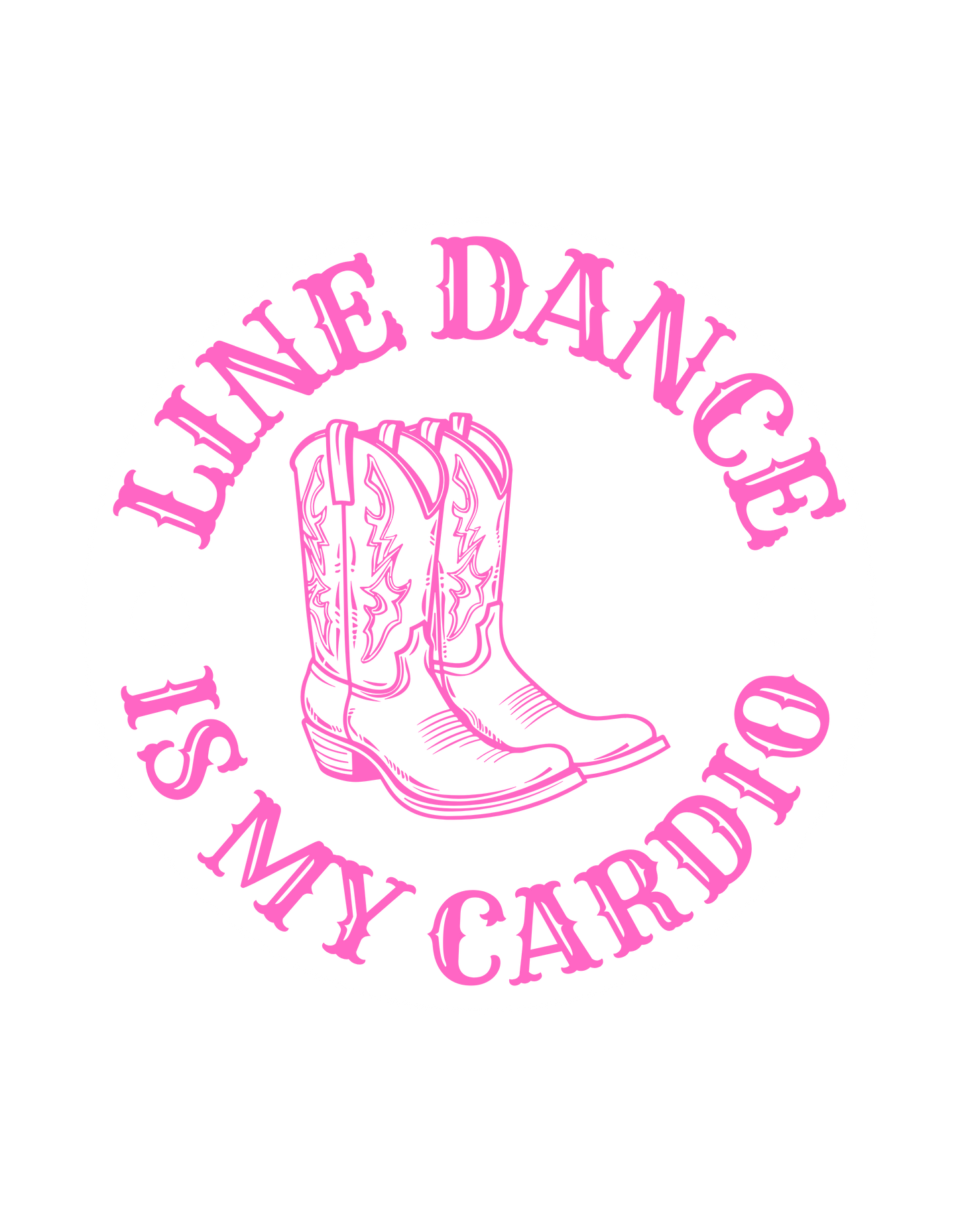 Line dancing logo