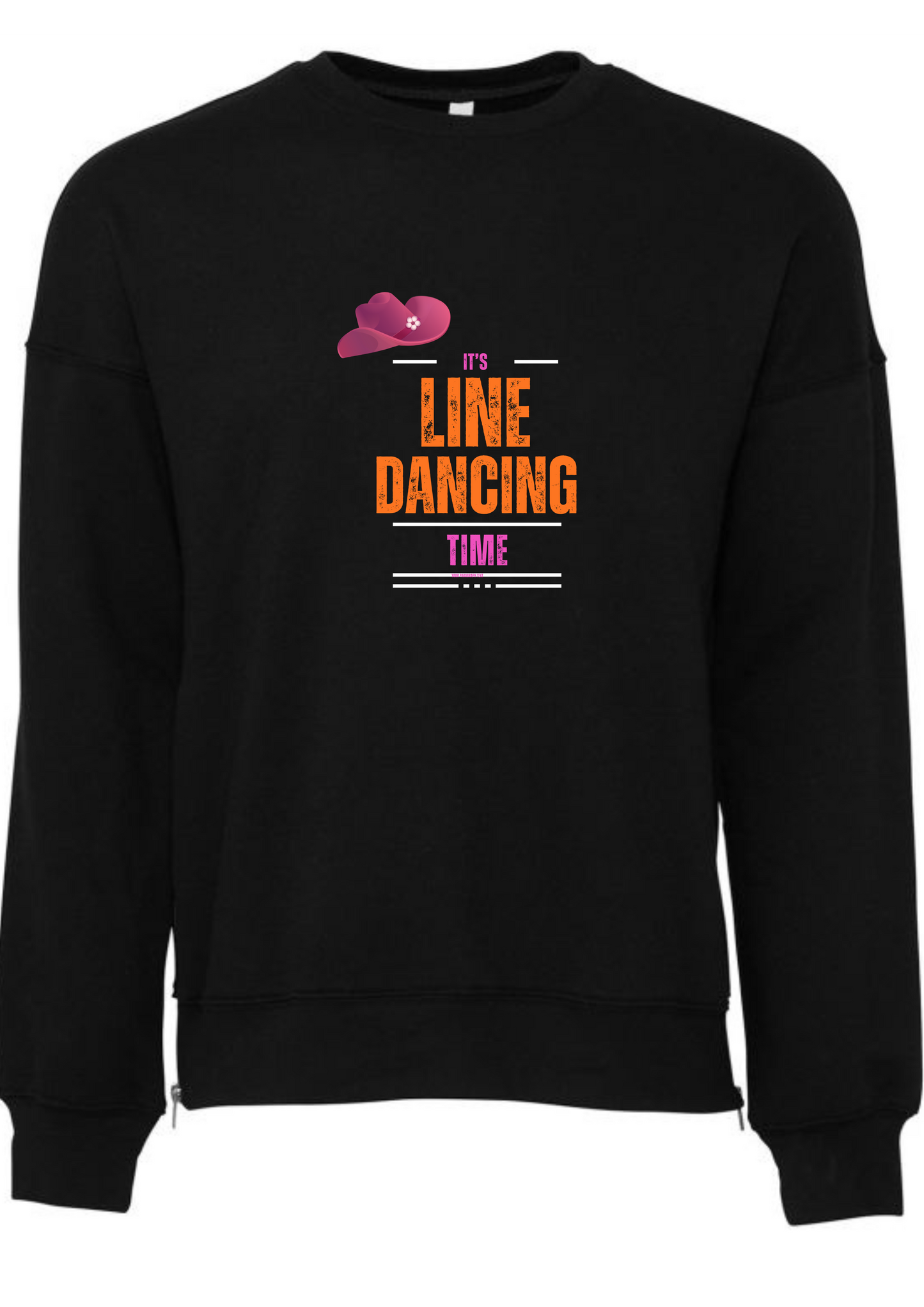 Line dancing sweatshirt jumper It's line dancing time