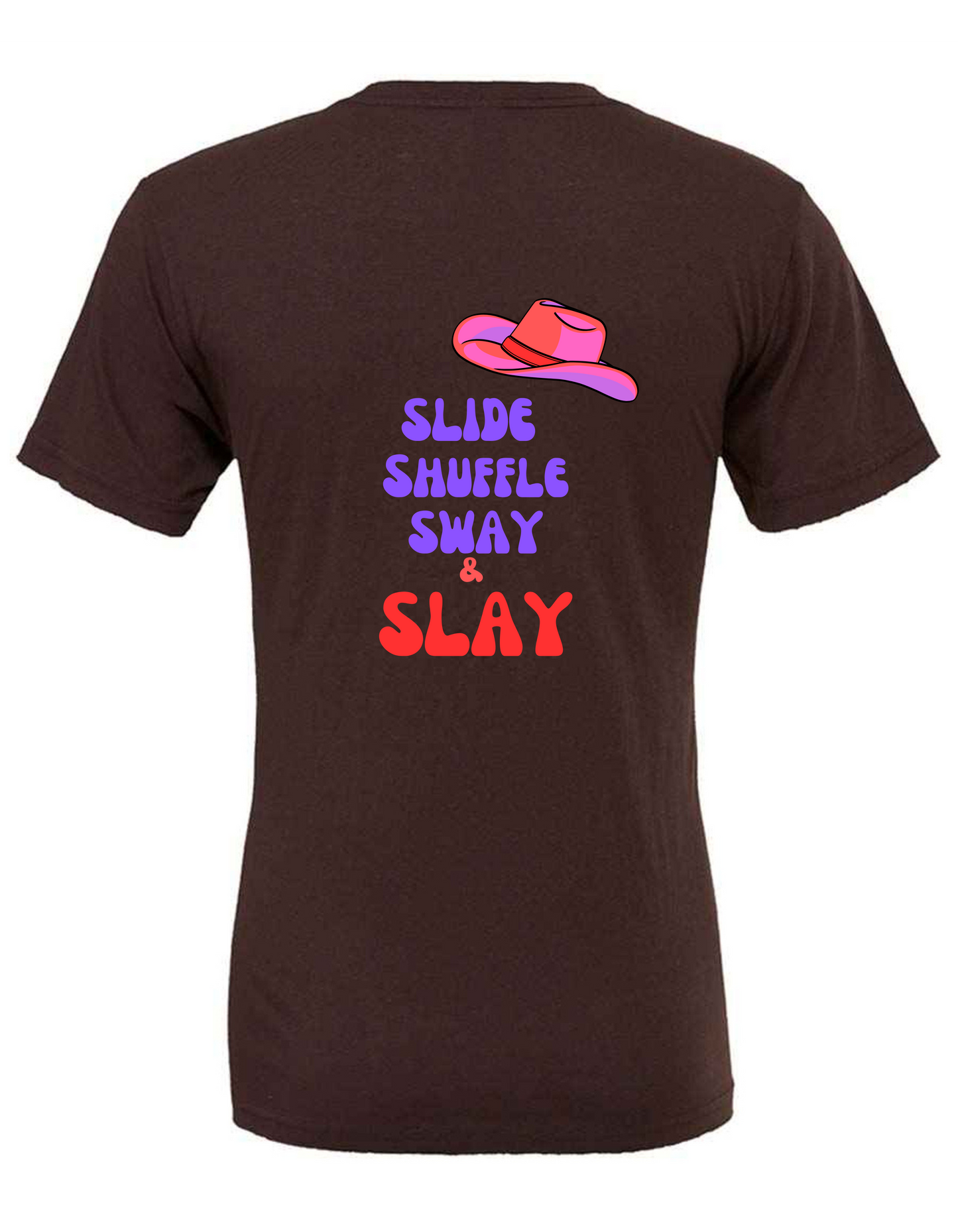 Slide Sway shuffle and slay t-shirt
