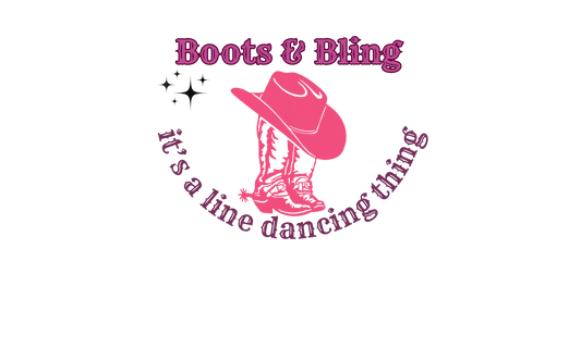Boots and bling designed by Kirsty Tulk Tees