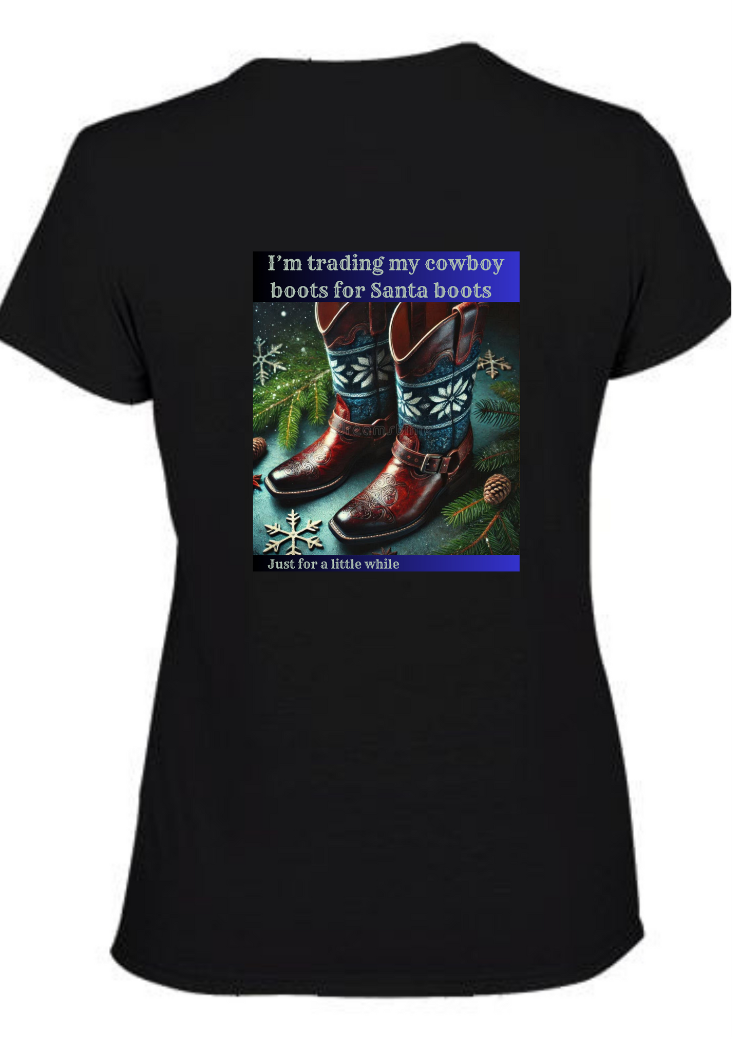 Christmas line dancing t-shirt, Oh what fun it is to dance.