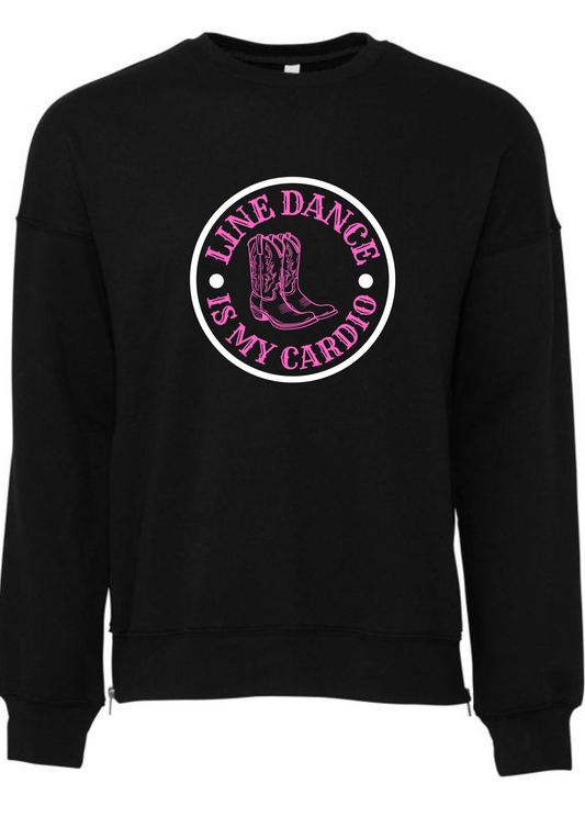 Line dancing sweatshirt jumper, line dance is my Cardio