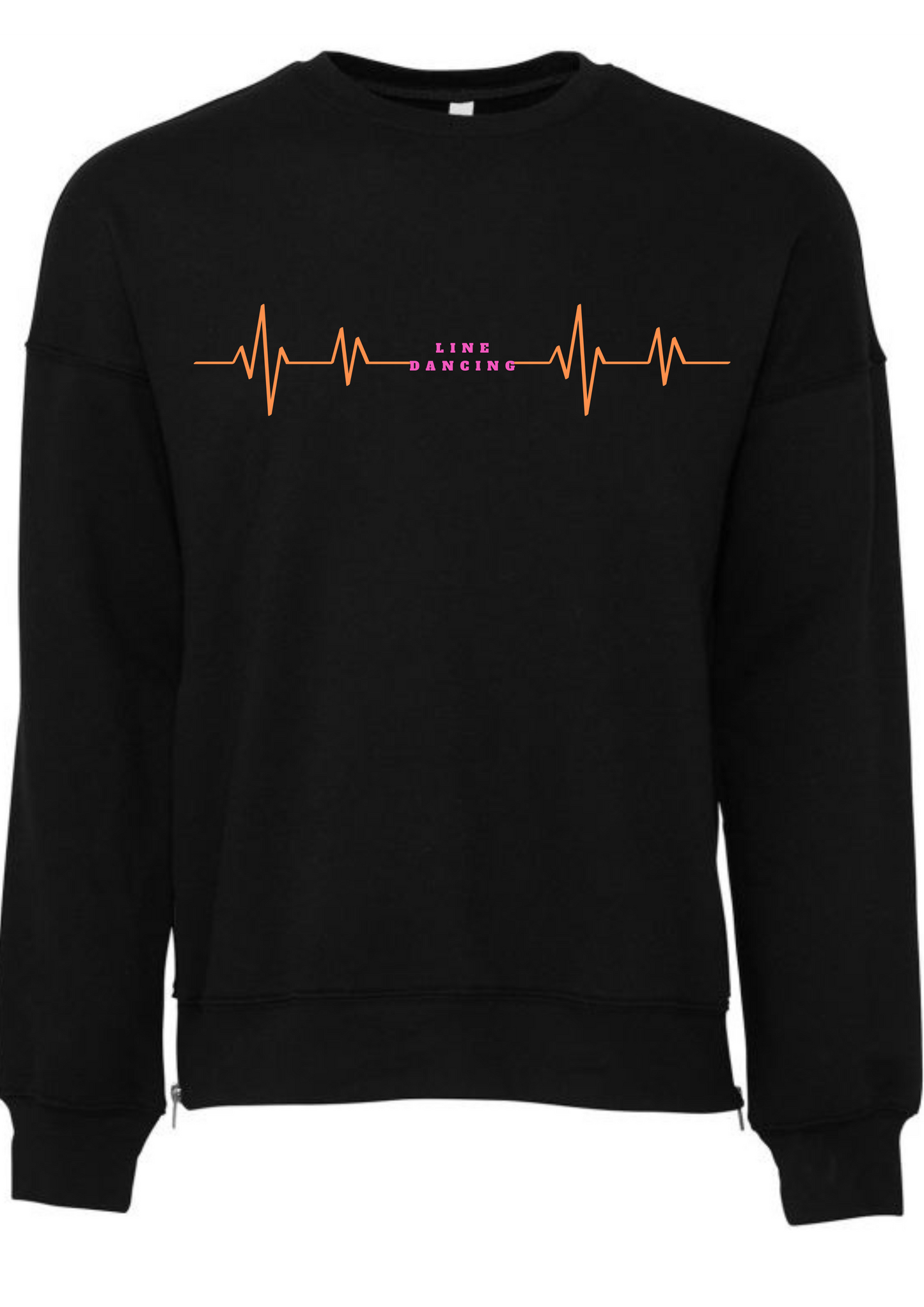 Line dancing sweatshirt jumper Heartbeat