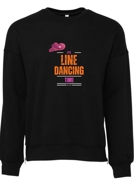 Line dancing sweatshirt jumper It's line dancing time
