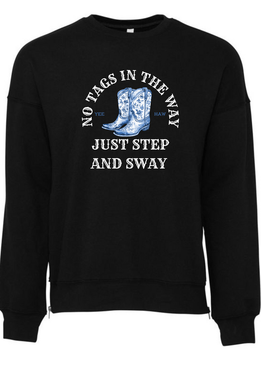 Line dancing sweatshirt jumper No tags in the way