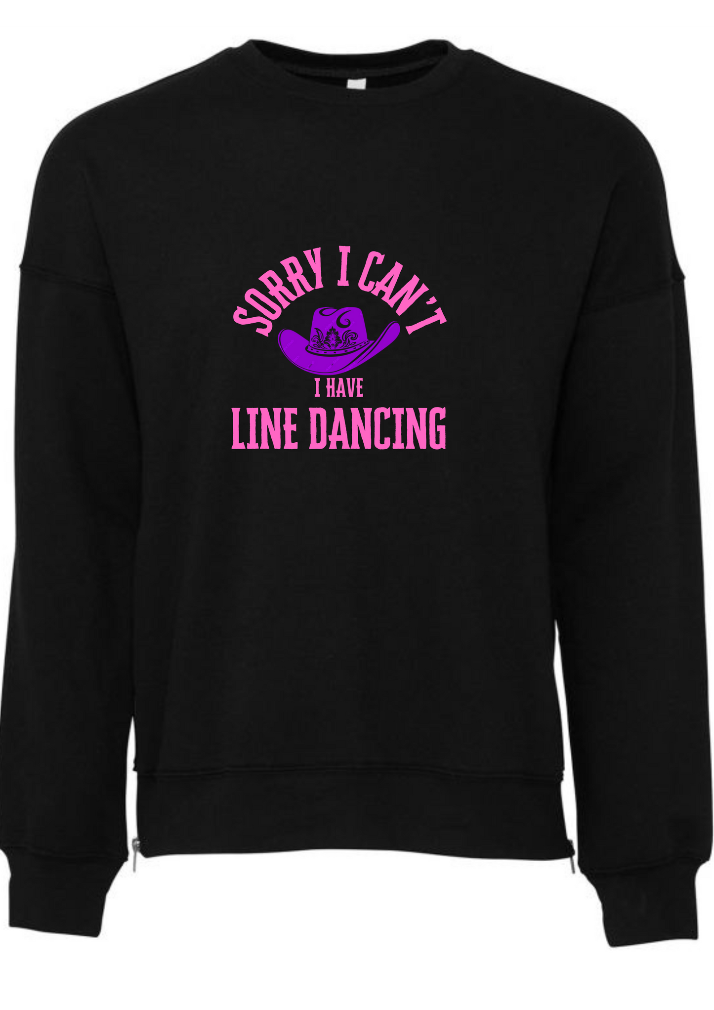 Line dancing sweatshirt jumper, Sorry I can't I have line dance