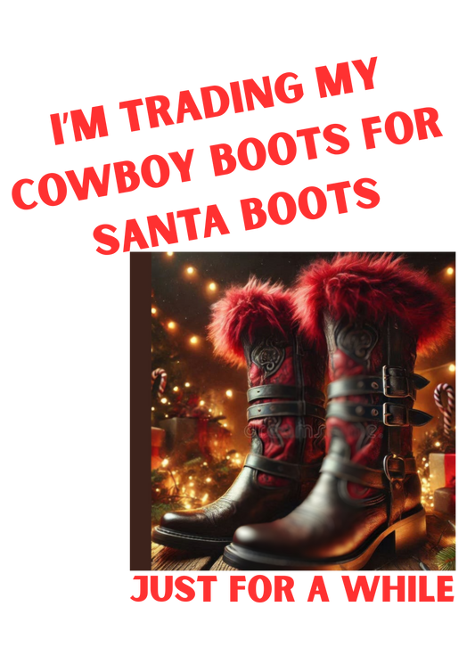 Line dancing Christmas t-shirt with a fun saying. Designed by Kirsty Tulk Tees