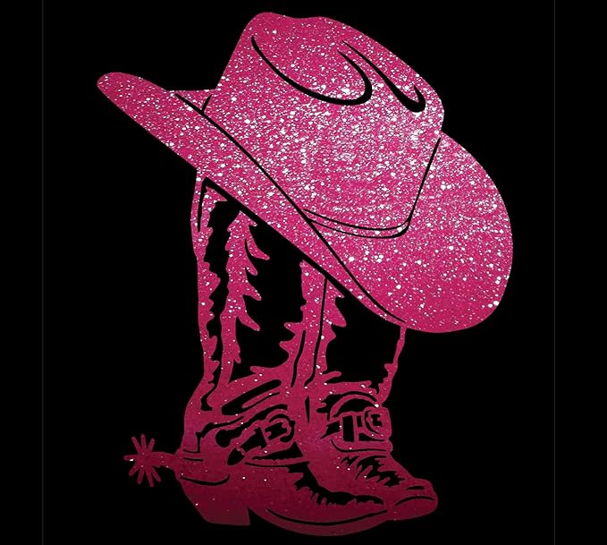 pink puff glitter t-shirt for line dancing and music festival